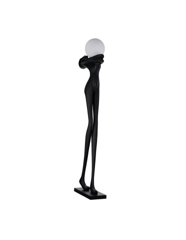 Azzardo HESTIA BK Black Mat Floor Lamp AZ6787