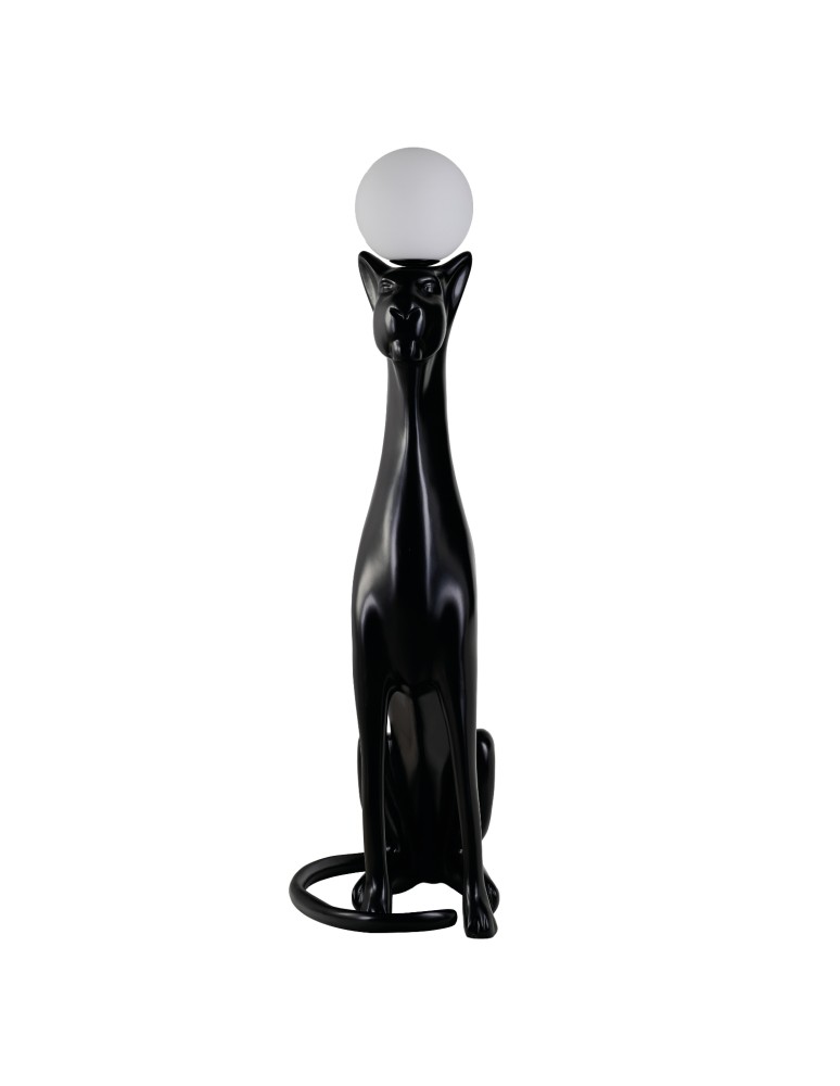 Lampy podłogowe designerskie - Azzardo PUMA BK Czarny Mat Podłogowa AZ6786 - produkt kolory-swiatla.pl 2