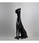 Designer floor lamps - Azzardo PUMA BK Black Mat Floor Lamp AZ6786 - product 1