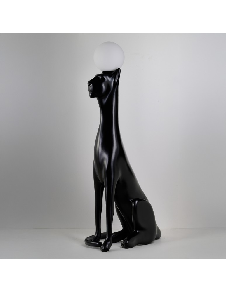 Designer floor lamps - Azzardo PUMA BK Black Mat Floor Lamp AZ6786 - product kolory-swiatla.pl 1