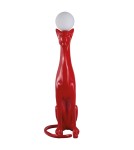 Lampy podłogowe designerskie - Azzardo PUMA RED Czerwony Mat Podłogowa AZ6785 - produkt 1