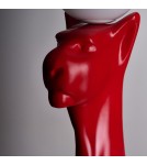 Lampy podłogowe designerskie - Azzardo PUMA RED Czerwony Mat Podłogowa AZ6785 - produkt 2