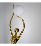 Lampy podłogowe designerskie - Azzardo DEMETER GO Złoty Błyszczący Podłogowa AZ6784 - produkt 3