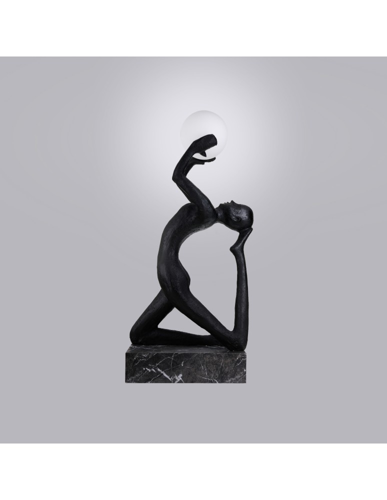 Designer floor lamps - Azzardo ARTEMIS BK Black Mat Floor Lamp AZ6783 - product kolory-swiatla.pl 1