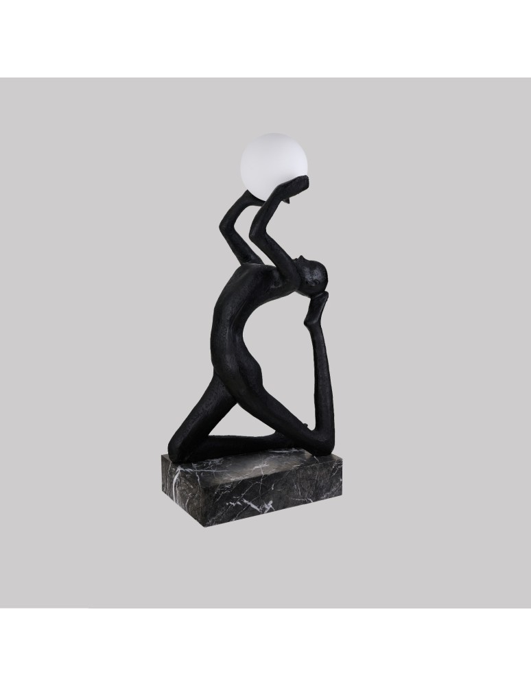 Designer floor lamps - Azzardo ARTEMIS BK Black Mat Floor Lamp AZ6783 - product kolory-swiatla.pl 5