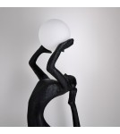 Designer floor lamps - Azzardo ARTEMIS BK Black Mat Floor Lamp AZ6783 - product 7