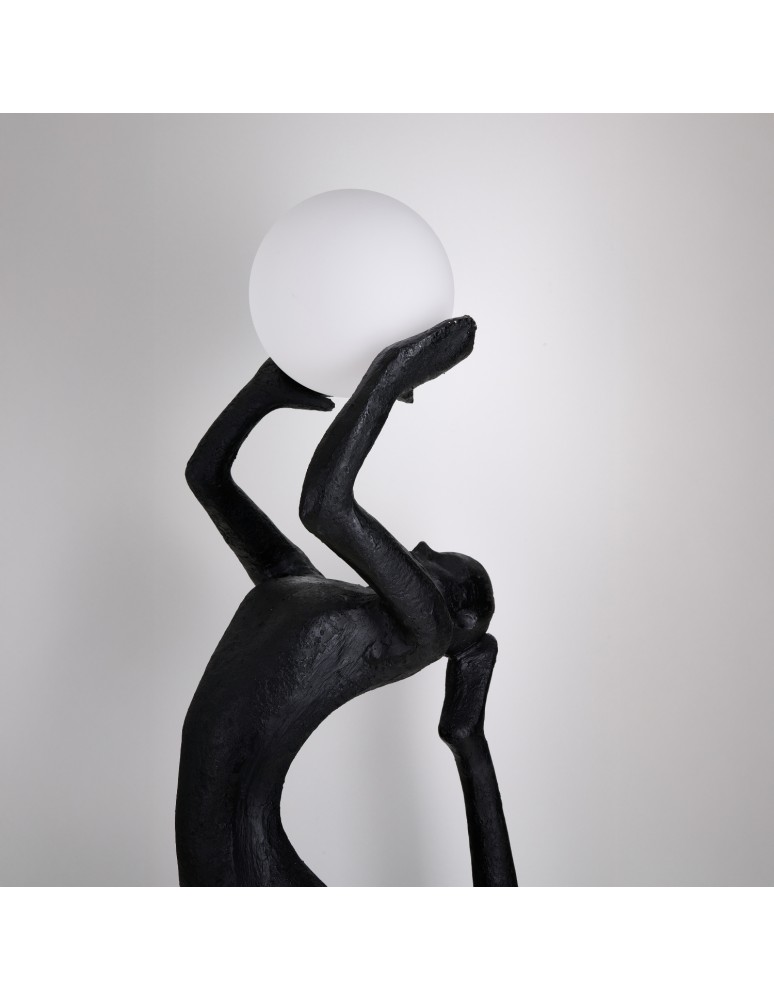 Lampy podłogowe designerskie - Azzardo ARTEMIS BK Czarny Mat Podłogowa AZ6783 - produkt kolory-swiatla.pl 7