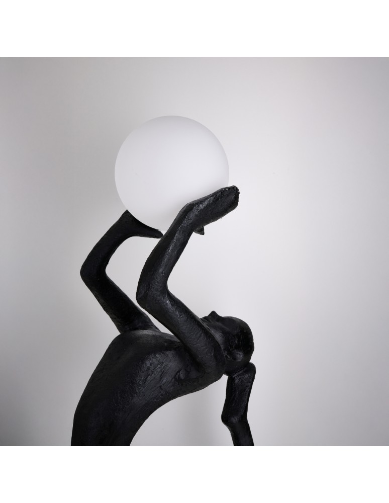 Lampy podłogowe designerskie - Azzardo ARTEMIS BK Czarny Mat Podłogowa AZ6783 - produkt kolory-swiatla.pl 8