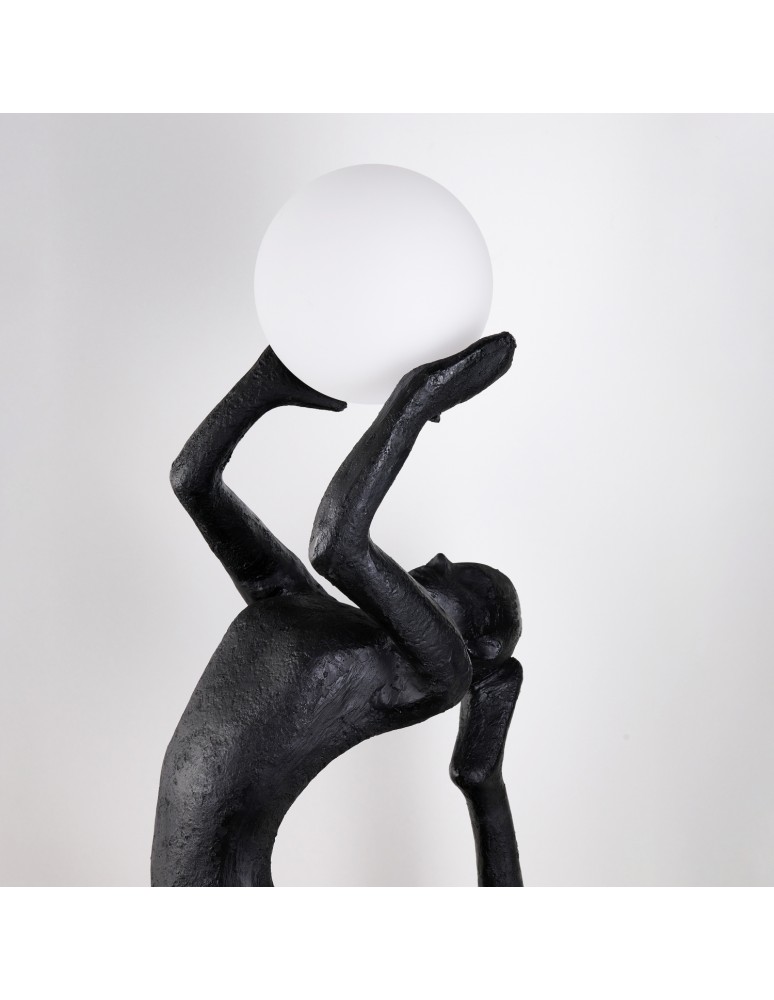 Lampy podłogowe designerskie - Azzardo ARTEMIS BK Czarny Mat Podłogowa AZ6783 - produkt kolory-swiatla.pl 2