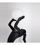 Designer floor lamps - Azzardo ARTEMIS BK Black Mat Floor Lamp AZ6783 - product 9