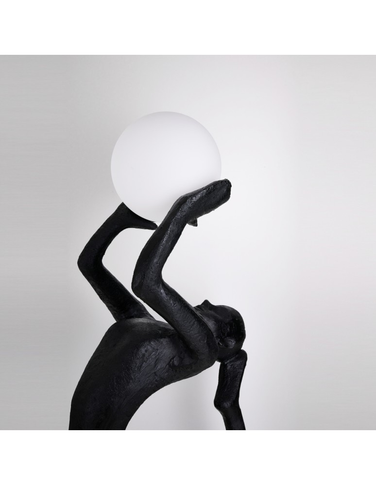 Designer floor lamps - Azzardo ARTEMIS BK Black Mat Floor Lamp AZ6783 - product kolory-swiatla.pl 9