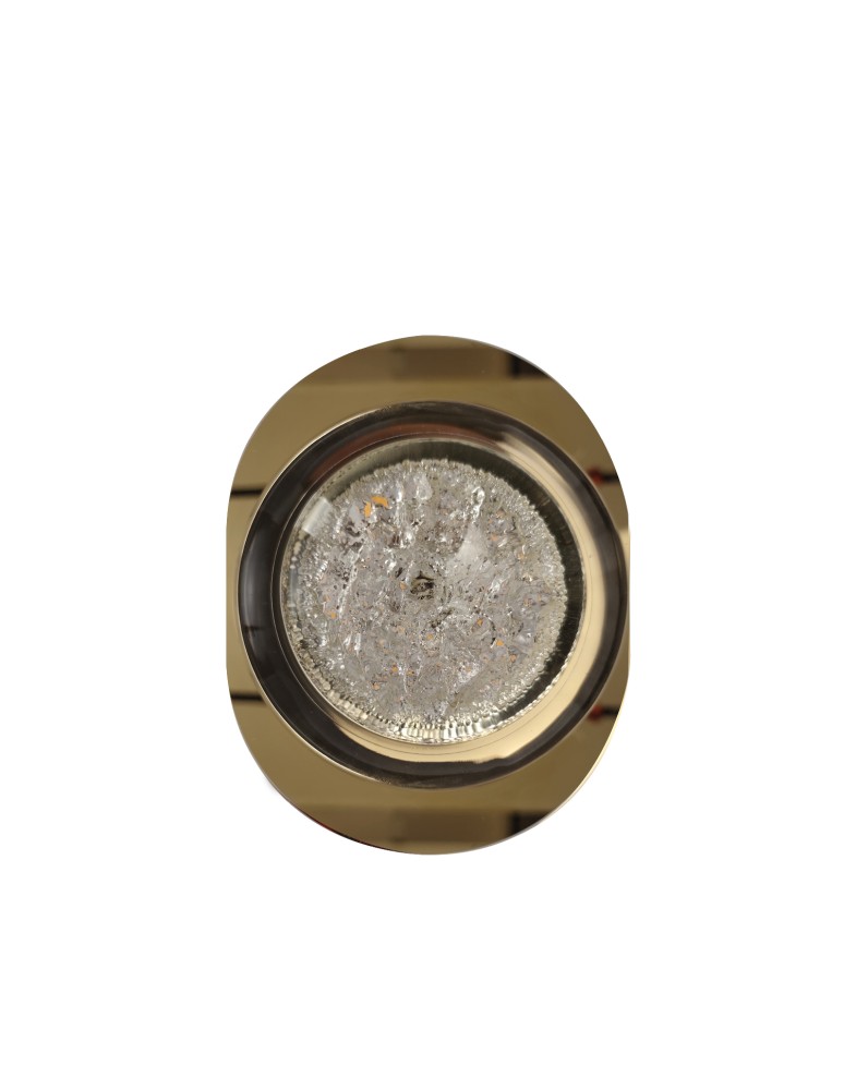 Modern wall lamps - Azzardo EUFORIA WALL 1 GO Glossy Gold Wall lamp/wall lamp AZ6741 - product kolory-swiatla.pl 1