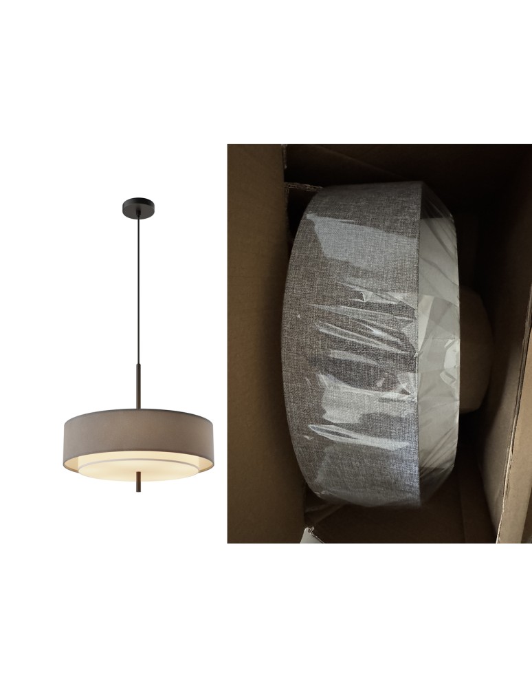 Classic pendant lamps - Maytoni Bergamo Pendant Lamp 5xE27 Black MOD613PL-05GR - product kolory-swiatla.pl 3