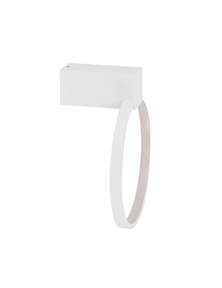 Ring wall lamps - Nowodvorski CIRCOLO LED XS Wall Sconces Max power 9W LED integrated 3000K White 11601 - product kolory-swiatla.pl 3