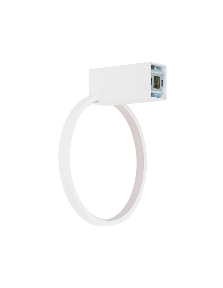 Ring wall lamps - Nowodvorski CIRCOLO LED XS Wall Sconces Max power 9W LED integrated 3000K White 11601 - product kolory-swiatla.pl 5