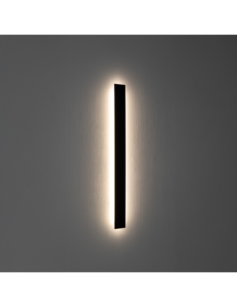 LED wall lamps - Nowodvorski COMMA LED S Wall Sockets Max power 19W LED integrated 3000K Black 11876 - product kolory-swiatla.pl 2