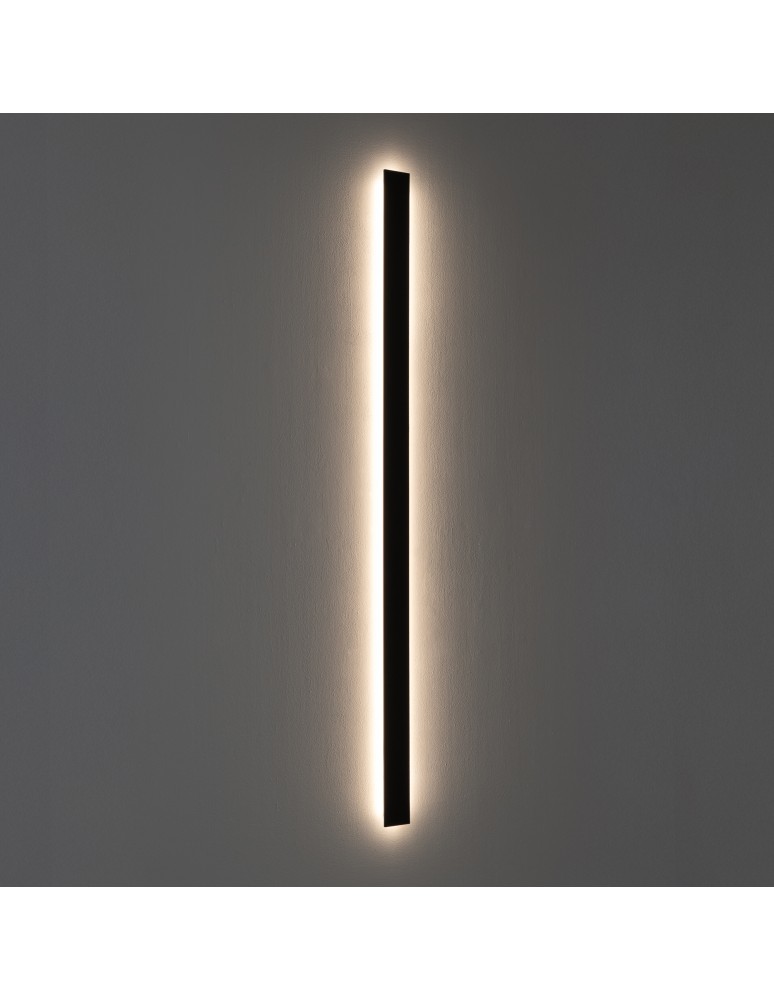 LED wall lamps - Nowodvorski COMMA LED L Wall lamp Max wattage 34W LED integrated 3000K Black 11878 - product kolory-swiatla.pl 2