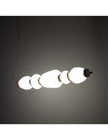 Nowodvorski CERAMIC LED Ceiling lamps Pendant lamps Max wattage 26W LED integrated 3000K Grey 11699 - product 2