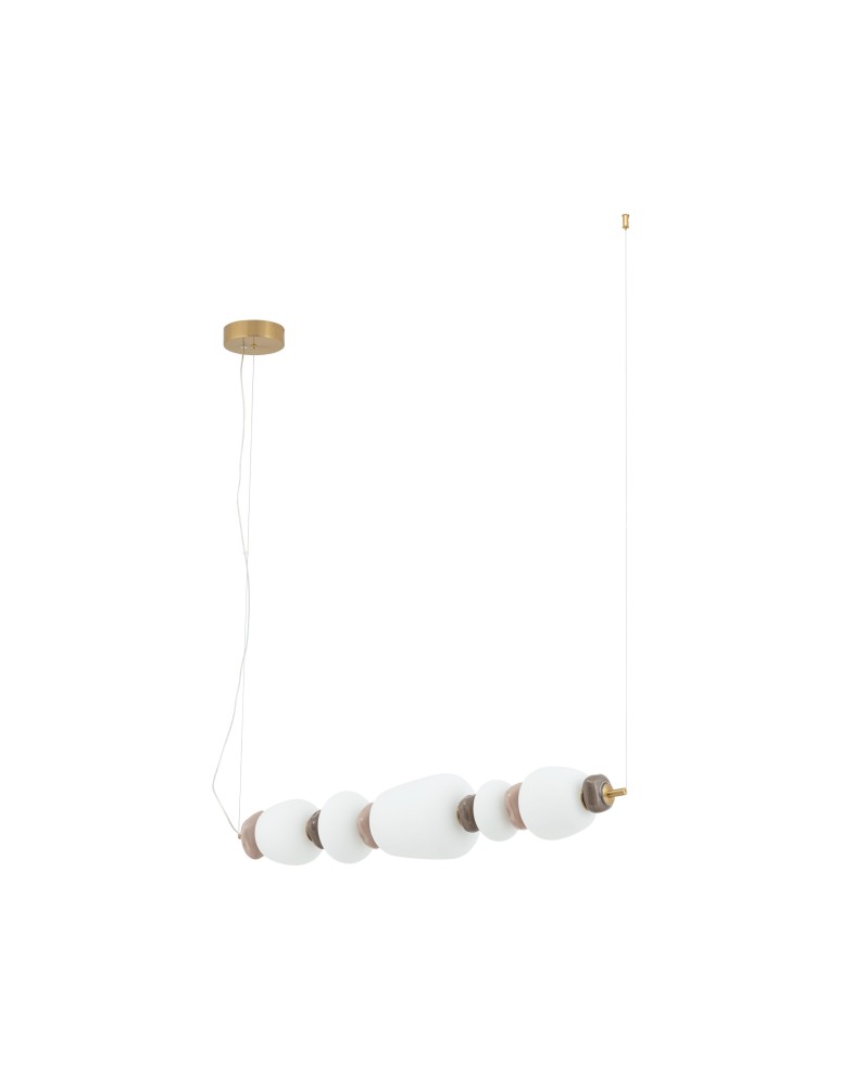 Pendant lamps over the island - Nowodvorski CERAMIC LED Ceiling lamps Pendant lamps Max wattage 26W LED integrated 3000K Grey 11699 - product kolory-swiatla.pl 3