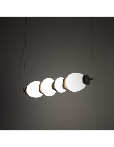 Nowodvorski CERAMIC LED  Lampy sufitowe Lampy wiszące Max moc 22W LED zintegrowany  3000K Szary 11700 - produkt 2