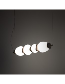 Nowodvorski CERAMIC LED  Lampy sufitowe Lampy wiszące Max moc 22W LED zintegrowany  3000K Szary 11700 - produkt 2