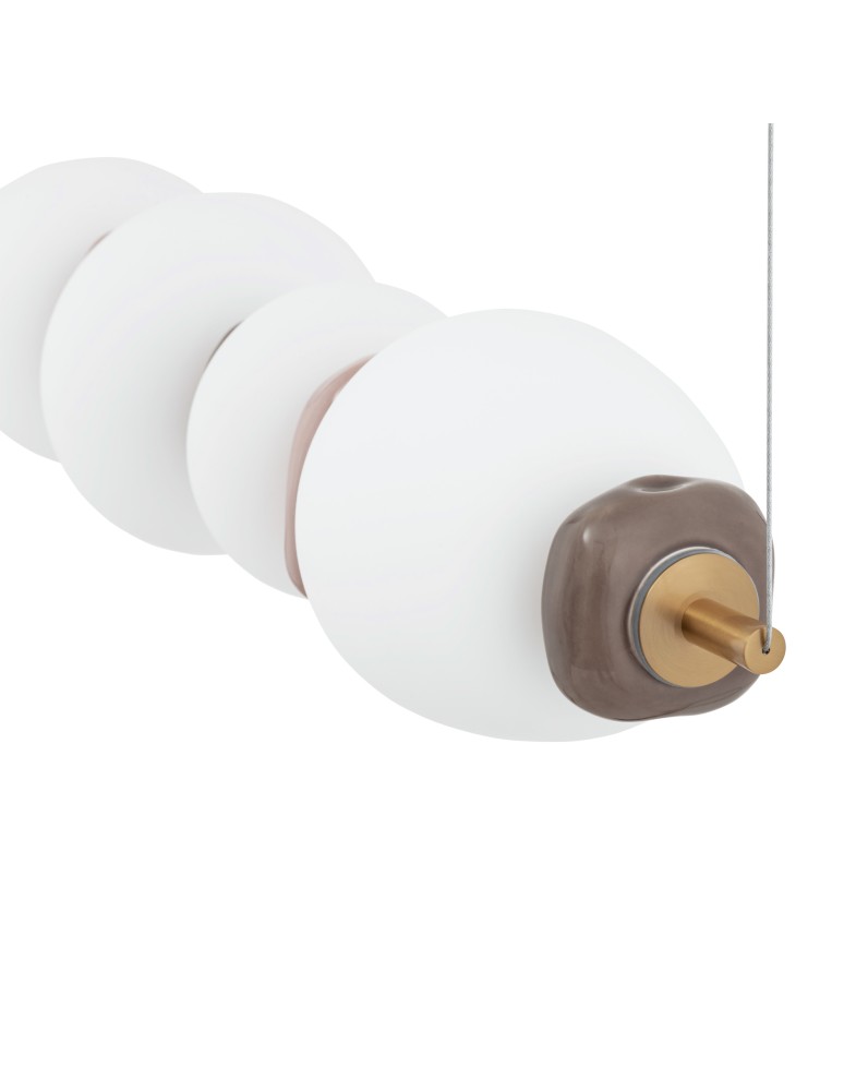 Pendant lamps over the island - Nowodvorski CERAMIC LED Ceiling lamps Pendant lamps Max wattage 22W LED integrated 3000K Grey 11700 - product kolory-swiatla.pl 5