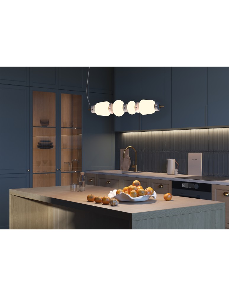 Pendant lamps over the island - Nowodvorski CERAMIC LED Ceiling lamps Pendant lamps Max wattage 22W LED integrated 3000K Grey 11700 - product kolory-swiatla.pl 8