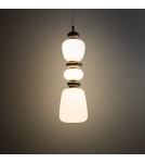 Single pendant lamps - Nowodvorski CERAMIC LED Ceiling lamps Pendant lamps Max wattage 19W LED integrated 3000K Grey 11701 - product 2