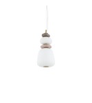 Single pendant lamps - Nowodvorski CERAMIC LED Ceiling lamps Pendant lamps Max wattage 12W LED integrated 3000K Grey 11702 - product 3