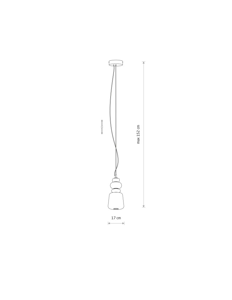 Single pendant lamps - Nowodvorski CERAMIC LED Ceiling lamps Pendant lamps Max wattage 12W LED integrated 3000K Grey 11702 - product kolory-swiatla.pl 7