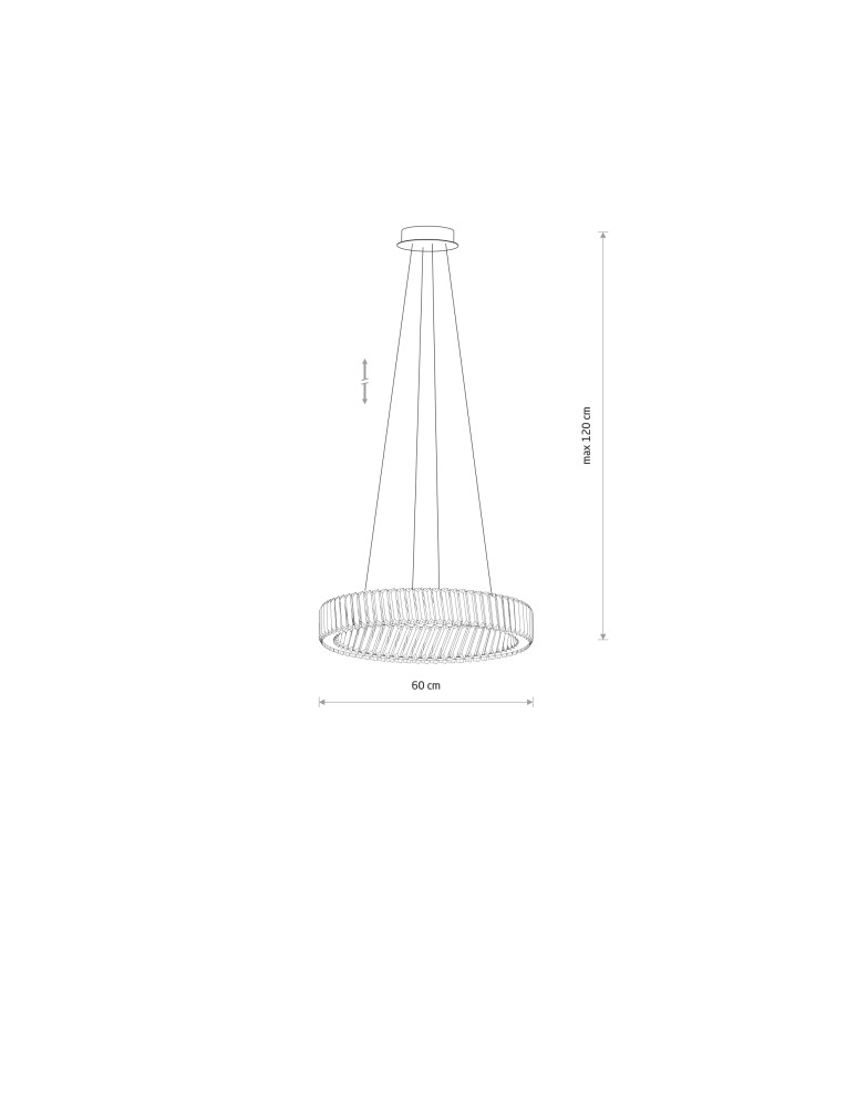 Nowodvorski LUXORA LED Lampy sufitowe Żyrandol Max moc 30W LED zintegrowany 3000K Transparentny 11705 Nowodvorski LUXORA LED Lampy sufitowe Żyrandol Max moc 30W LED zintegrowany 3000K Transparentny 11705