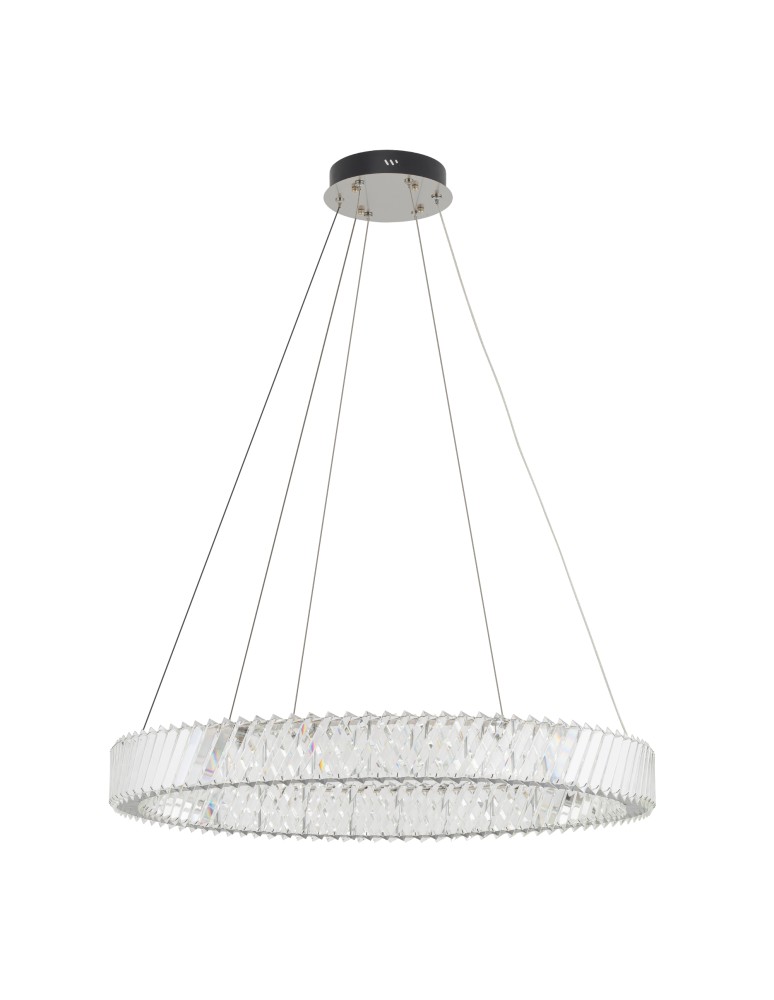 Crystal chandeliers - Nowodvorski LUXORA LED Ceiling Lamps Chandelier Max power 38W LED integrated 3000K Transparent 11706 - product kolory-swiatla.pl 1