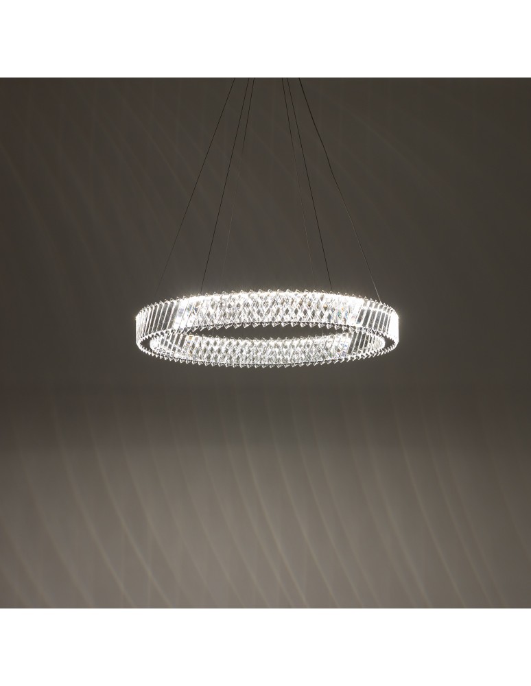 Crystal chandeliers - Nowodvorski LUXORA LED Ceiling Lamps Chandelier Max power 38W LED integrated 3000K Transparent 11706 - product kolory-swiatla.pl 2