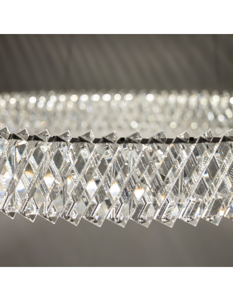 Crystal chandeliers - Nowodvorski LUXORA LED Ceiling Lamps Chandelier Max power 38W LED integrated 3000K Transparent 11706 - product kolory-swiatla.pl 7