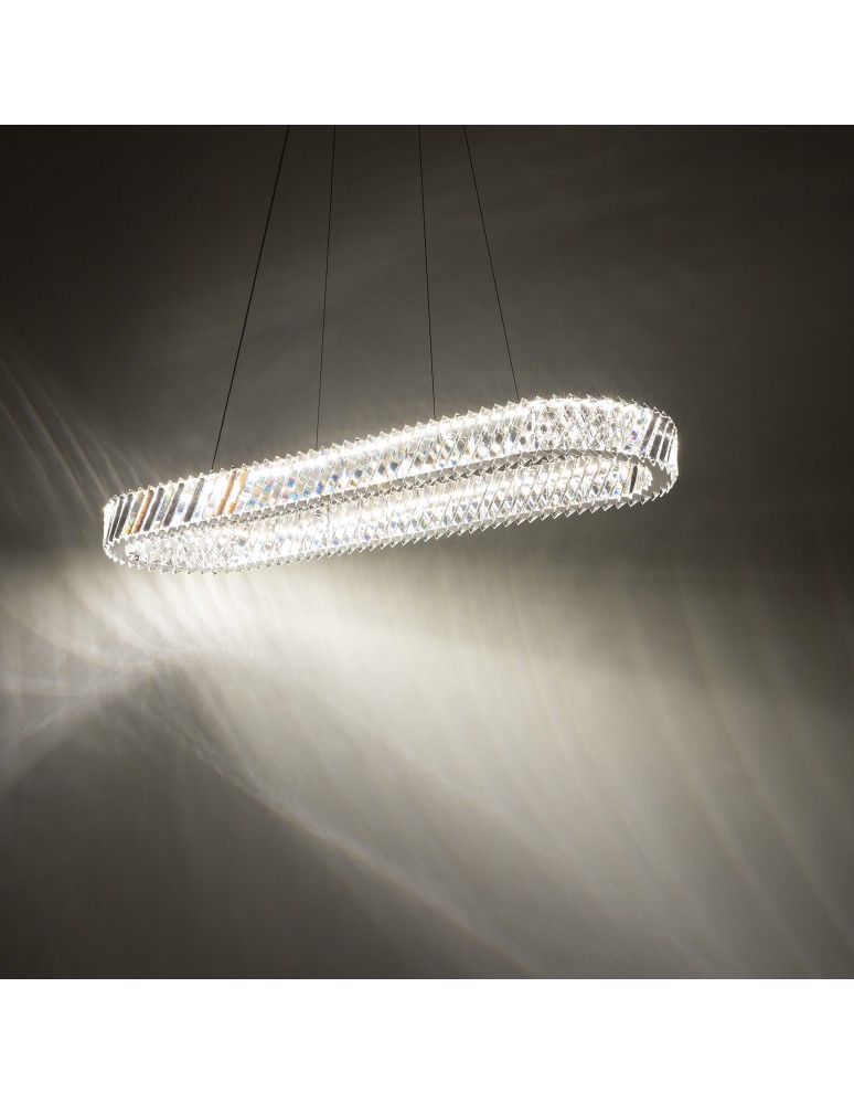 Nowodvorski LUXORA LED Lampy sufitowe Żyrandol Max moc 40W LED zintegrowany 3000K Transparentny 11707 Nowodvorski LUXORA LED Lampy sufitowe Żyrandol Max moc 40W LED zintegrowany 3000K Transparentny 11707