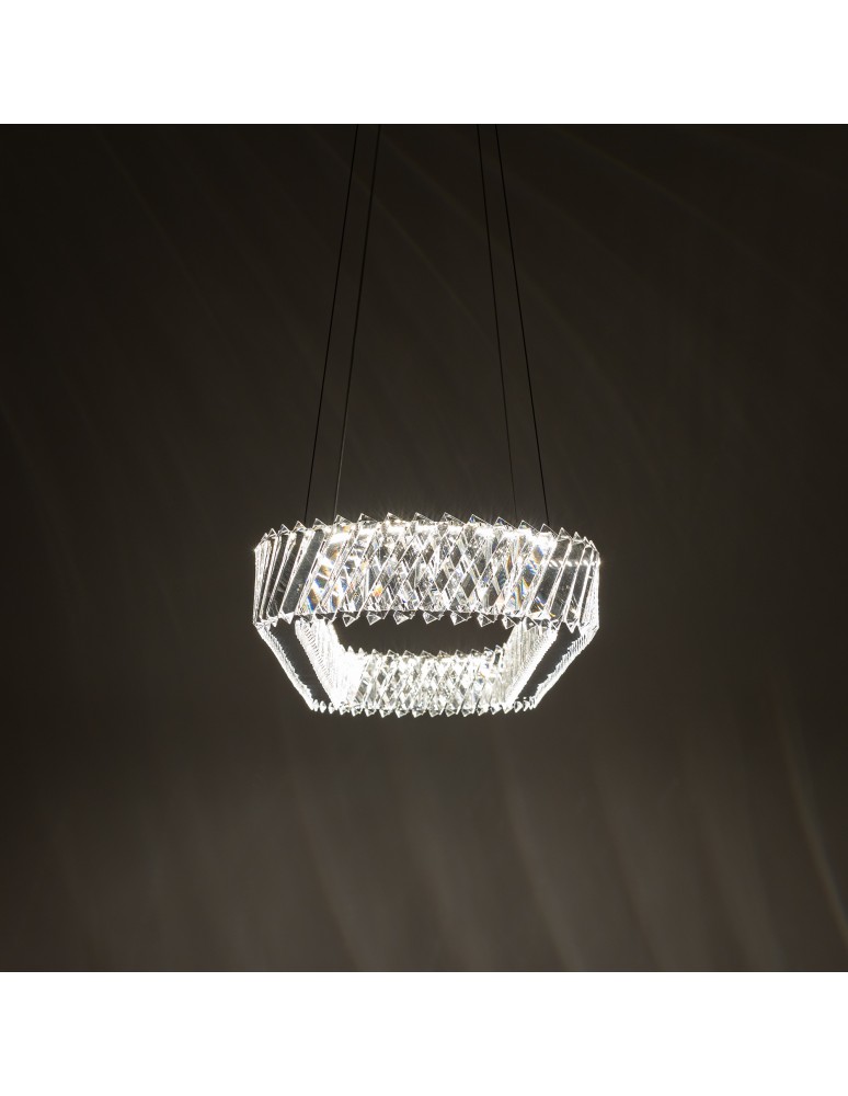 Nowodvorski LUXORA LED Lampy sufitowe Żyrandol Max moc 40W LED zintegrowany 3000K Transparentny 11707 Nowodvorski LUXORA LED Lampy sufitowe Żyrandol Max moc 40W LED zintegrowany 3000K Transparentny 11707