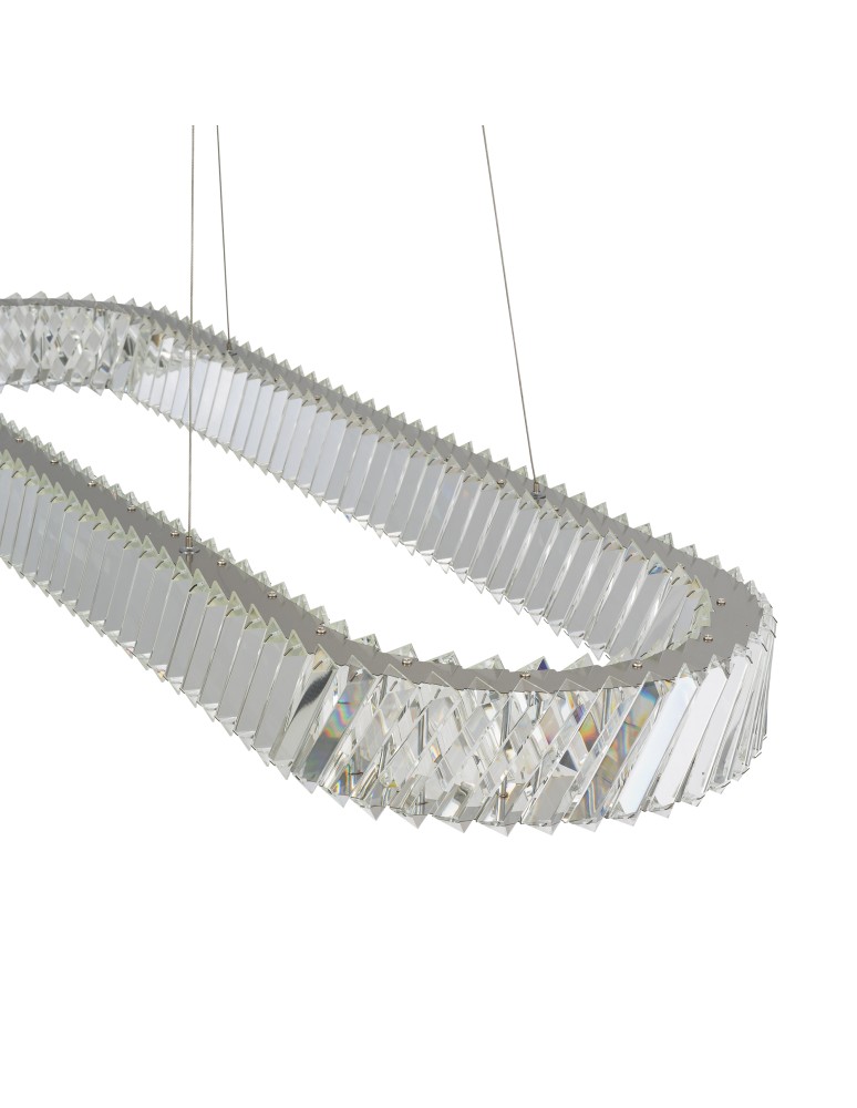 Nowodvorski LUXORA LED Lampy sufitowe Żyrandol Max moc 40W LED zintegrowany 3000K Transparentny 11707 Nowodvorski LUXORA LED Lampy sufitowe Żyrandol Max moc 40W LED zintegrowany 3000K Transparentny 11707