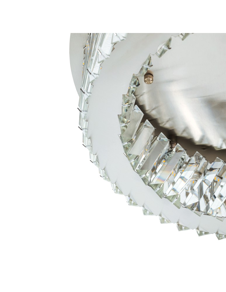 Ceiling lamps with crystals - Nowodvorski LUXORA LED Ceiling Lamps Max power 20W LED integrated 3000K Transparent 11708 - product kolory-swiatla.pl 6