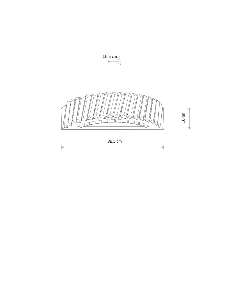 Nowodvorski LUXORA LED Ścienna Kinkiety Max moc 15W LED zintegrowany 3000K Transparentny 11710 Nowodvorski LUXORA LED Ścienna Kinkiety Max moc 15W LED zintegrowany 3000K Transparentny 11710