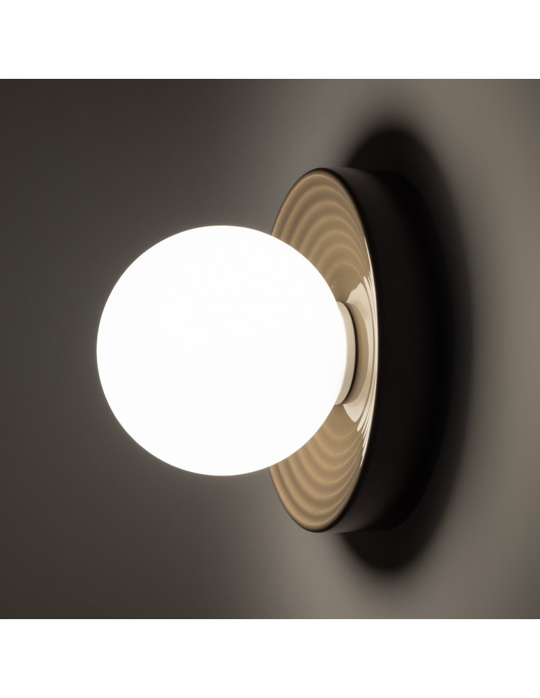 Wall lamps spheres - Nowodvorski CLAY M Wall Mounts Max wattage 12W only LED G9 Bronze 11747 - product kolory-swiatla.pl 2