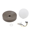 Wall lamps spheres - Nowodvorski CLAY M Wall Mounts Max wattage 12W only LED G9 Bronze 11747 - product 7