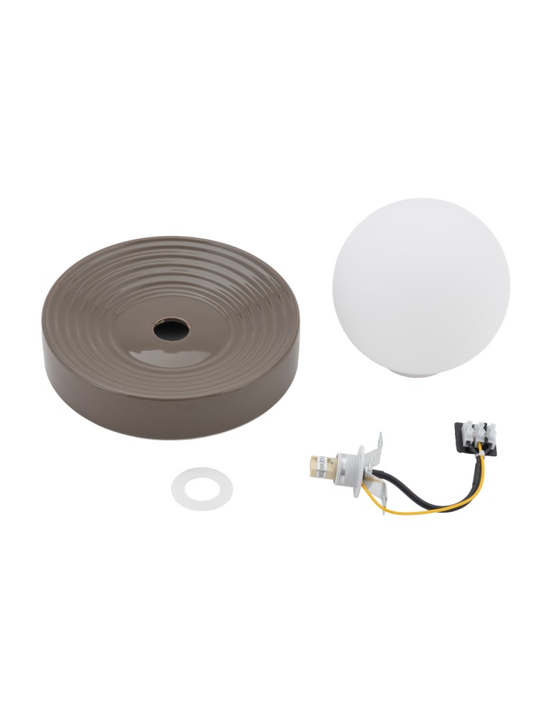 Wall lamps spheres - Nowodvorski CLAY M Wall Mounts Max wattage 12W only LED G9 Bronze 11747 - product kolory-swiatla.pl 7
