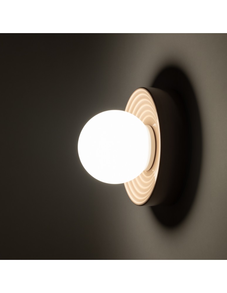 Wall lamps spheres - Nowodvorski CLAY S Wall Sconces Max wattage 12W only LED G9 Grey 11748 - product kolory-swiatla.pl 2