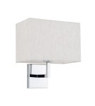 Wall lamps with lampshade - Nowodvorski HOTEL MOOD Wall lamp Max wattage 10W only LED E27 Cream 11780 - product 1