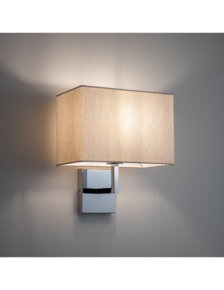 Wall lamps with lampshade - Nowodvorski HOTEL MOOD Wall lamp Max wattage 10W only LED E27 Cream 11780 - product kolory-swiatla.pl 2