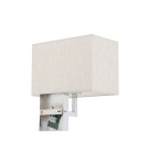 Wall lamps with lampshade - Nowodvorski HOTEL MOOD Wall lamp Max wattage 10W only LED E27 Cream 11780 - product 3