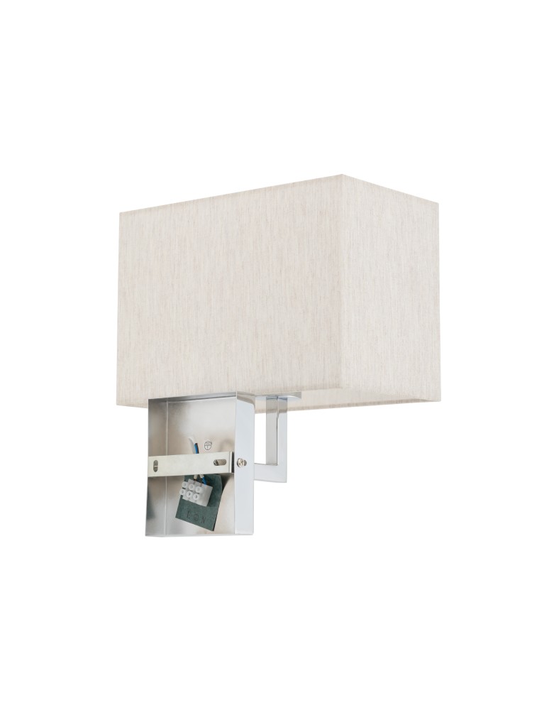 Wall lamps with lampshade - Nowodvorski HOTEL MOOD Wall lamp Max wattage 10W only LED E27 Cream 11780 - product kolory-swiatla.pl 3