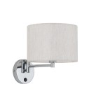 Wall lamps for bedrooms - Nowodvorski HOTEL MOOD Wall mounted Adjustable with switch Max wattage 10W only LED E14 Cream 11781 - product 1