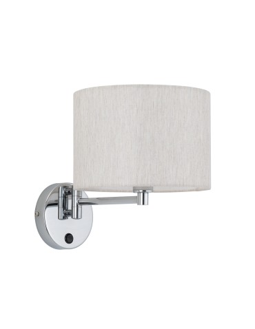 Nowodvorski HOTEL MOOD Wall mounted Adjustable with switch Max wattage 10W only LED E14 Cream 11781