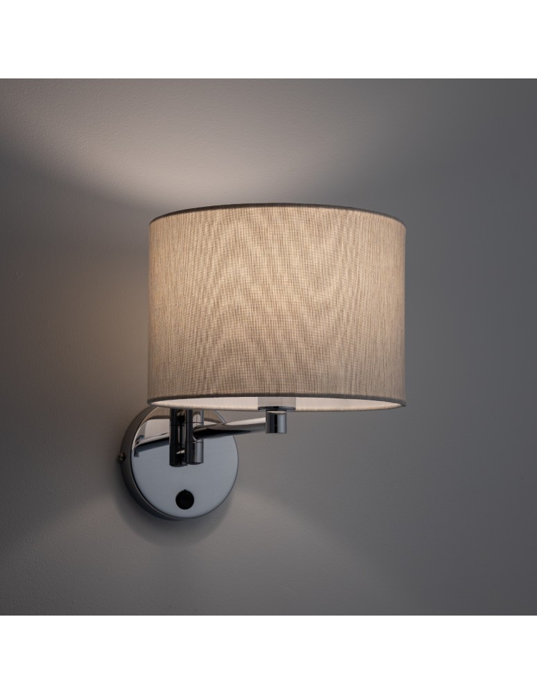 Wall lamps for bedrooms - Nowodvorski HOTEL MOOD Wall mounted Adjustable with switch Max wattage 10W only LED E14 Cream 11781 - product kolory-swiatla.pl 2